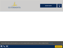 Tablet Screenshot of hotelcaformenta.it
